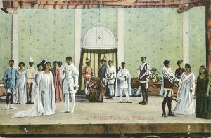 Vintage Postcard Filipino Theatricals Philippines A 106 Actors Stage Play