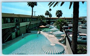 PHOENIX, Arizona AZ ~ Roadside BALI - HI MOTOR HOTEL Motel Pool 1973  Postcard
