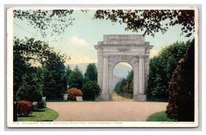 Entrance to National Cemetery Chattanooga TN UNP Detroit Publishing Postcard Z10