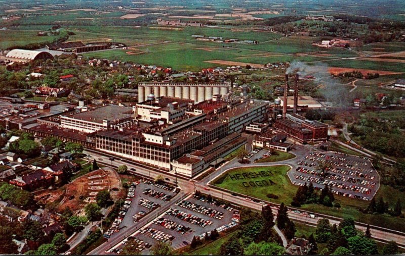 Pennsylvania Hershey Aerial View Hershey Chocolate Corporation