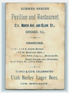 1882 Brand & Co.'s Utah Barley Lager Beer Hon. Mr. O'Rourke P206