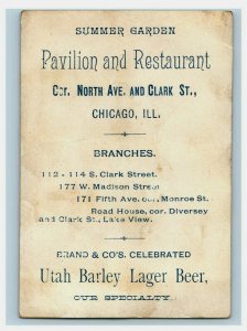 1882 Brand & Co.'s Utah Barley Lager Beer Hon. Mr. O'Rourke P206 