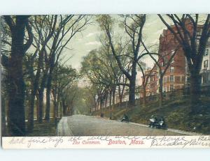 Pre-1907 HOUSES ALONG THE COMMON Boston Massachusetts MA hp9682