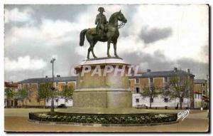 Old Postcard La Roche Sur Yon (Vendée) Statue of Napoleon