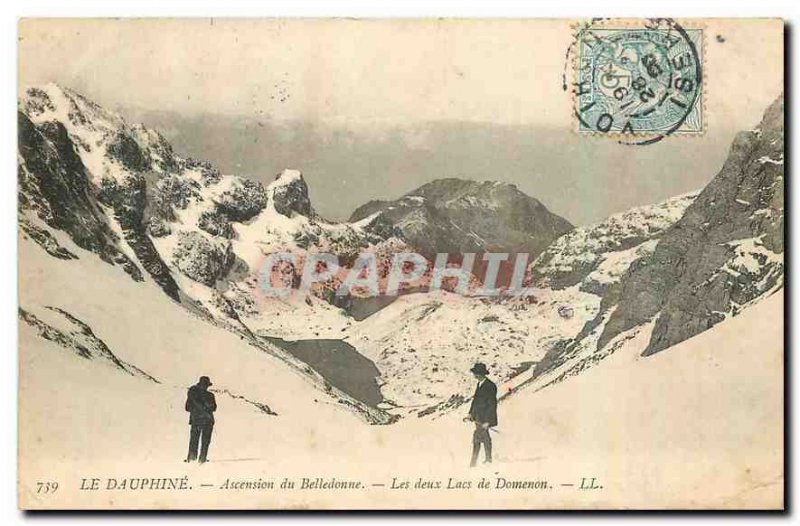 Old Postcard The Dauphine Ascension Belledonne