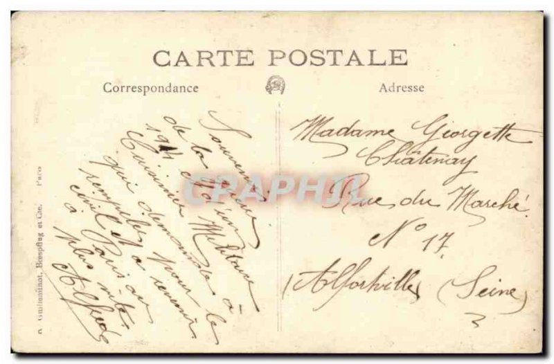 PHOTO CARD Army cooks Regiment (Gerogette Chatenay Street march of Alfortvill...