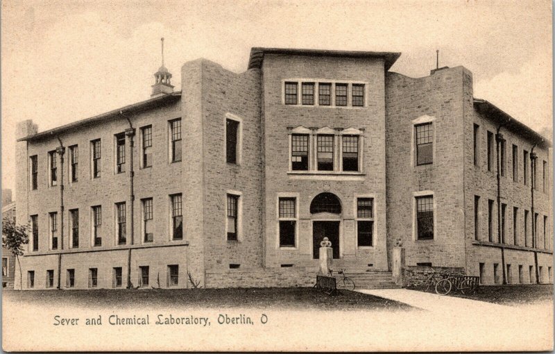 Vintage 1900s Severance and Chemical Laboratory Oberlin College Ohio OH Postcard