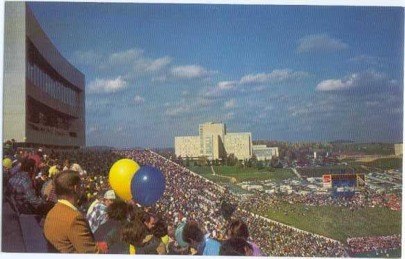 Football Stadium & Medical Center, West Virginia University, Chrome