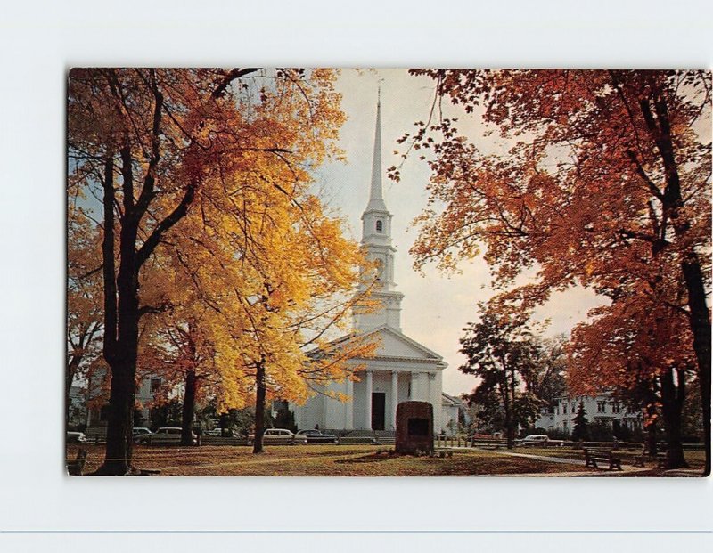 Postcard - First Church Of Christ Congregational - Bradford, Massachusetts