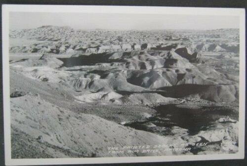 The Painted Desert As Seen From Rim Drive Arizona Real Photo PC 