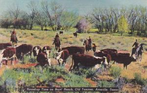 Texas Amarillo Boy's Ranch Old Tascosa Round Up Time