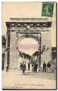 Bar sur Seine Postcard Old Gate of Chatillon