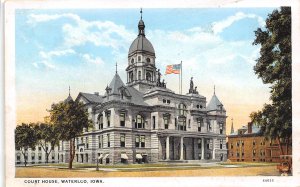 Court House Waterloo Iowa 1920s postcard