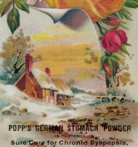 1880s Popp's German Powder Quack Medicine In German & English P159