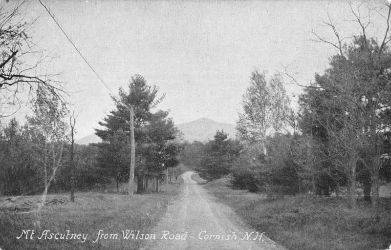 Cornish New Hampshire Mt Ascutney Street View Antique Postcard K85412