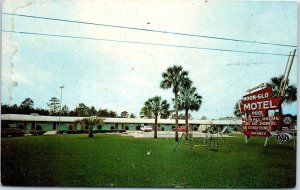 1950s Moon-Glo Motel U.S. Rte. 41 Lake City FL Postcard