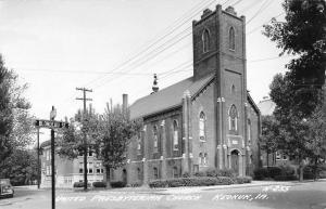 Keokuk Iowa United Presbyterian Church Real Photo Antique Postcard K104452