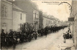 CPA Militaire - LE MANS - 31e Regiment d'Artillerie - Retour du (91172)