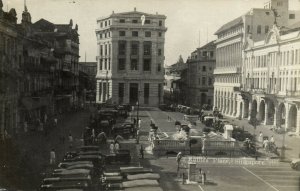 PC CPA SINGAPORE, RAFFLES PLACE, Vintage REAL PHOTO Postcard (b19726)