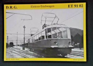 Mint Germany Electric Trolley 1936 Mittenwald Factory Real Picture Postcard