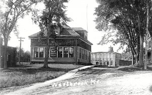 Westbrook ME Haskell Silk Company & Offices, Real Photo Postcard.