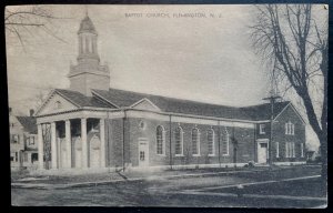 Vintage Postcard 1930-1945 Flemington Baptist Church, FLemington, NJ