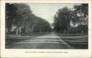 Saybrook CT Main St. South c1905 Postcard