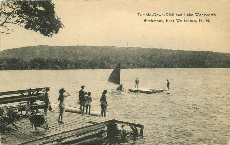 Birchmont Lake Wentworth Wolfeboro New Hampshire Goulds 1915 Postcard 20-12459