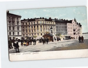 Postcard Odin Street Stockholm Sweden