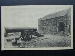 EDINBURGH Queen Margarets Chapel & Mons Meg REF TO McVitie’s Restaurant c1918 PC