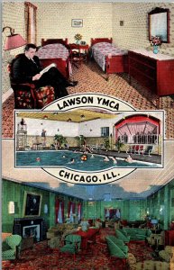 Chicago, Illinois - Stay at the Lawson YMCA - 1940s