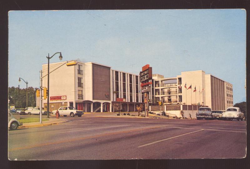 AUSTIN TEXAS DOWNTOWN STREET SCENE 1960's CARS VINTAGE POSTCARD