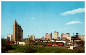 Mississippi Jackson  Skyline with train