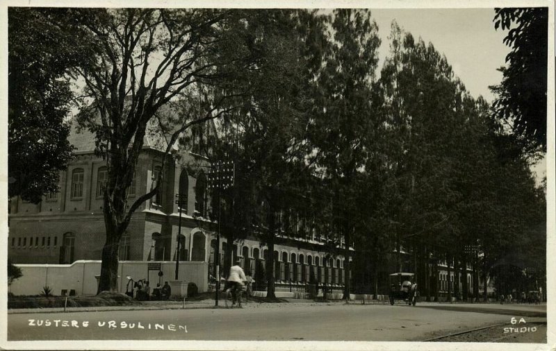 indonesia, JAVA MALANG, Sisters Ursulines Monastery (1920s) RPPC Postcard