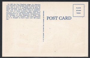 North Carolina colour PC Waterside Theatre Lost Colony Roanoke Island unused