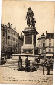 CPA LONS-le-SAUNIER - Statue du General Lecourbe (211905)