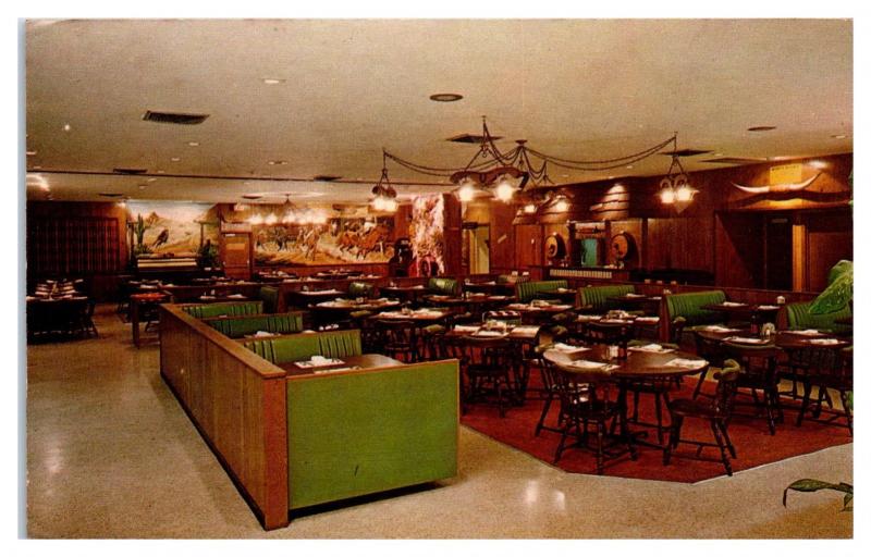 1960s 7 Steers Resterant Restaurant, St. Petersburg, FL Postcard