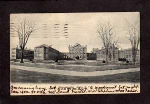 NY View of Albany New York Hospital UDB Postcard 1906