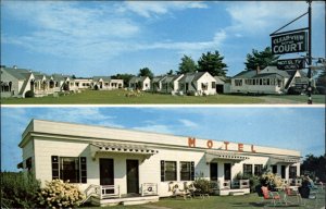 Saco Maine ME Motel Vintage Postcard