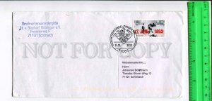 425360 GERMANY 2012 year Stamp Day Sindelfingen real posted COVER