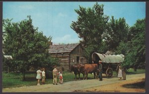 Illinois New Salem State Park - Ox Team Conestago Wagon built in 1821 ~ Chrome