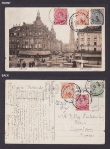 BELGIUM, Postcard, Antwerp City, Canal an Succe et fleche Cathedrale