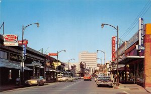 Martinez California Main Street Scene, Drug Store, Photochrome Vintage PC U6976