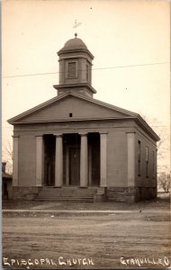 RPPC, View of Episcopal Church, Granville OH Vintage Postcard L77 