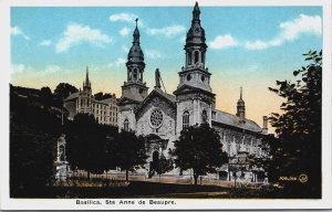 Canada Basilica Sainte Anne de Beaupre Vintage Postcard C088