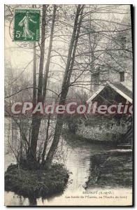 Old Postcard Brunoy Les Bords De I'Yerres Au Moulin De Jarcy