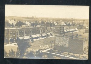 RPPC GAYLORD MICHIGAN DOWNTOWN STREET SCENE 1910 REAL PHOTO POSTCARD