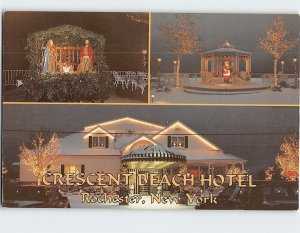 Postcard Crescent Beach Hotel Rochester New York USA