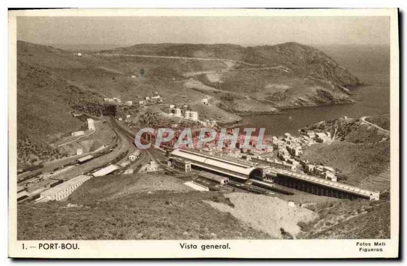 Postcard Old Port Bou Vista General