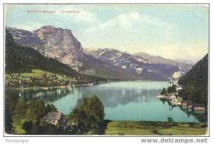 Salzkammergut Grundlsee, Austria,  Divided Back